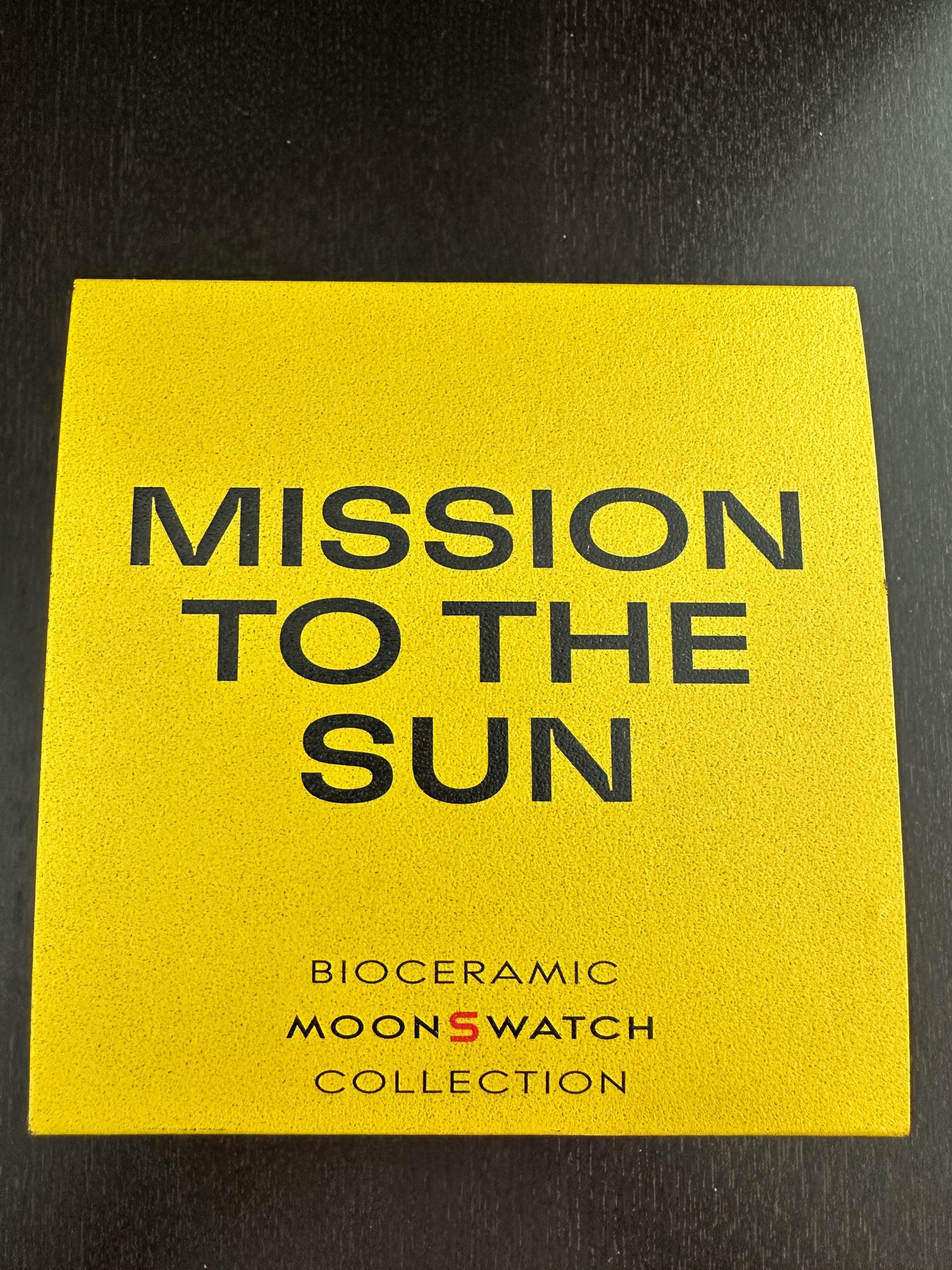 斯沃琪 Moonswatch “太阳任务” Swatch x 欧米茄 Yellow 42 S033J100