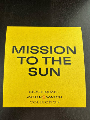 Swatch Moonswatch "Mission to the Sun" Swatch x Omega Yellow 42 S033J100