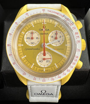 Swatch Moonswatch "Mission to the Sun" Swatch x Omega Yellow 42 S033J100