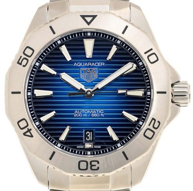 Men's Aquaracer Professional Stainless Steel Bracelet Watch - Blue