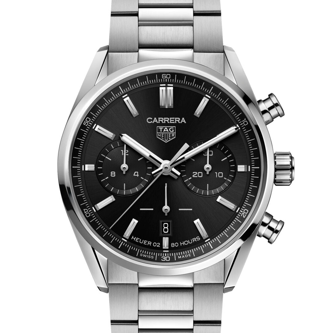 TAG Heuer Carrera Calibre Heuer02 Black dial 42 CBN2010.BA0642